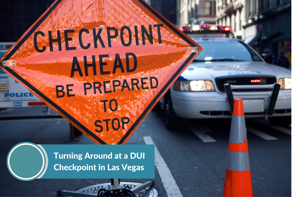 a police DUI checkpoint sign